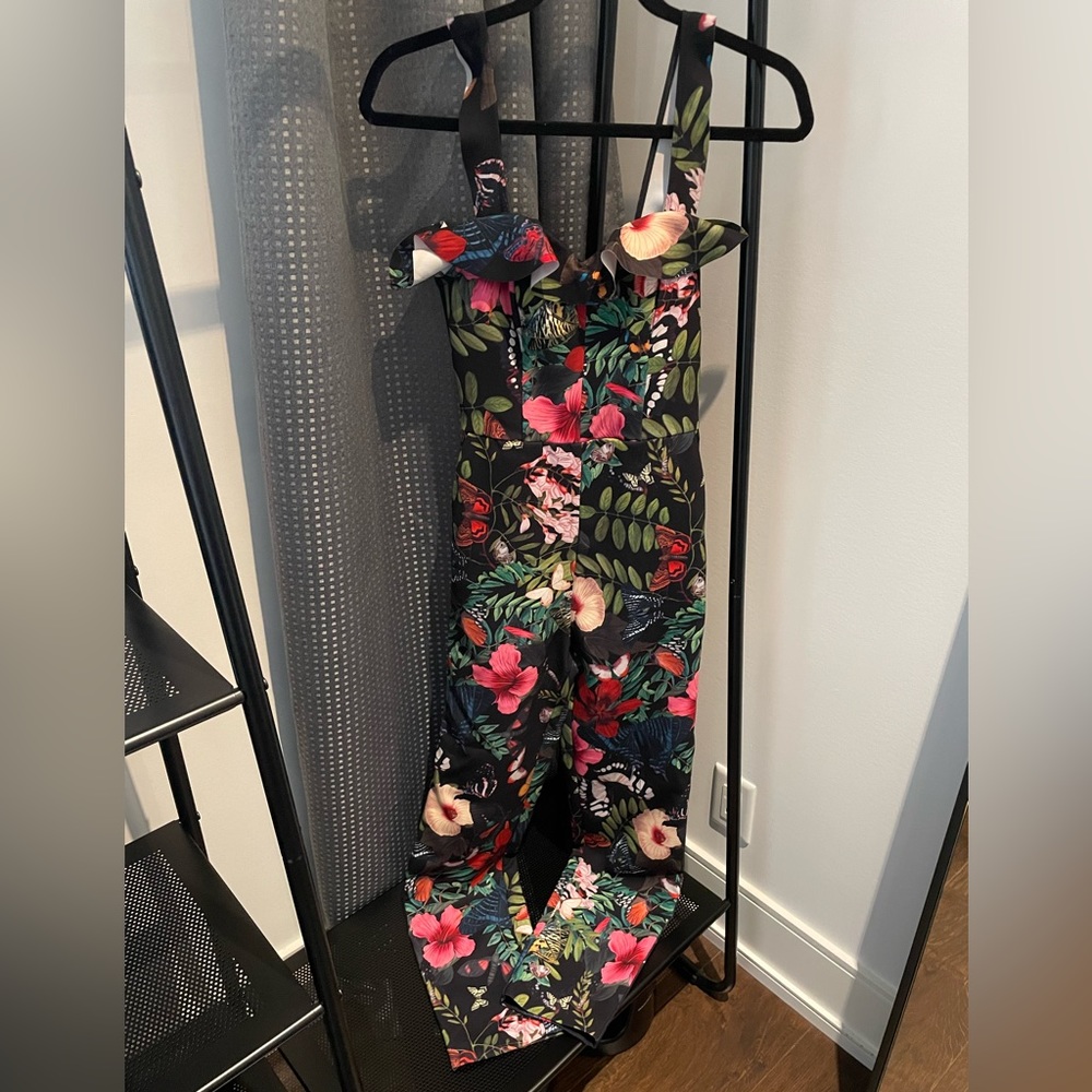 Floral Print Jumpsuit